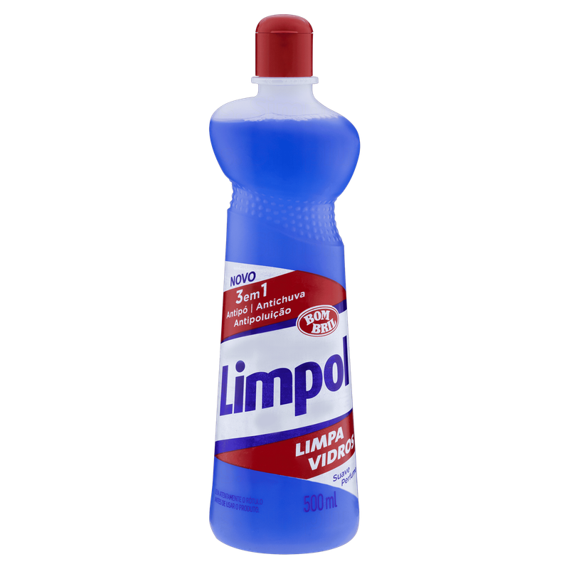 LIMPA VIDROS LIMPOL 3 EM 1 SQUEEZE 12X500ML